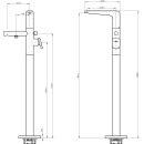 Villeroy &amp; Boch TVT11100400064 Einhebel-Badewannenarmatur Antao