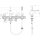 Villeroy &amp; Boch TVT12700200061 Vierloch-Badewannenrandarmatur Conum
