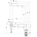 Villeroy &amp; Boch TVW10410511061 Einhebel-WT-Arm. erh&ouml;ht O.novo