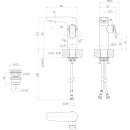 Villeroy &amp; Boch TVW11100400064 Einhebel-WT-Arm. Antao 50x173x164mm m