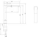 Villeroy &amp; Boch TVW11200400064 Einhebel-WT-Arm. erh&ouml;ht Subway 3.0 51