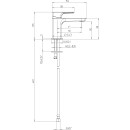 Villeroy &amp; Boch TVW11200600076 Kaltwasserarmatur Subway 3.0 43x125x