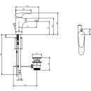 Villeroy &amp; Boch TVW11300100061 Einhebel-Waschtischarmatur Newo