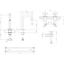 Villeroy &amp; Boch TVZ10600900064 WTauslauf-Set Loop&amp;Friends 09 60x225