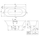 Villeroy &amp; Boch UAE180LOFLA1V01 Vorwand-BW...