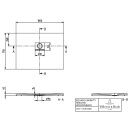 Villeroy &amp; Boch UDQ1075SQI2IVR8 DW Squaro Infinity 1000x750x40mm