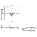 Villeroy &amp; Boch UDQ1180SQI2LVR8 DW Squaro Infinity 1100x800x40mm