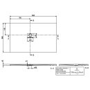 Villeroy &amp; Boch UDQ1610SQI2LVR8 DW Squaro Infinity 1600x1000x40mm