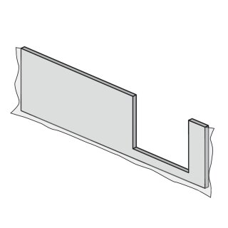 HSK Dobla Schürze 56cm Höhe