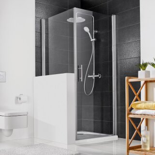 HSK Favorit Nova Drehtür für Seitenwand Verkürzt auf Badewanne Sondermaß bis 1300x2000mm