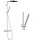 Hansgrohe 24223000 Showerpipe Pulsify S Puro 260 1jet