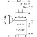 AXOR 41719000 Lotionspender Axor Citterio chrom