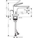 AXOR 49011250 Waschtischm 90 f&uuml;r HWB Axor CitterioC