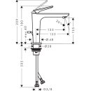 AXOR 49030300 Waschtischm.125 Axor Citterio C