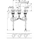 AXOR 49061990 3-Loch WTA 125 Axor Citterio C
