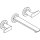 AXOR 49070820 3-Loch WTA Wand UP Axor Citterio C