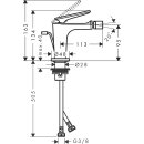 AXOR 49211340 Bidetmischer Axor Citterio C