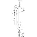 AXOR 49440300 Wannenmischer Bodenstehend
