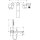 AXOR 49480330 3-Loch Fertigset Wannemisch.Wand UP