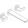 AXOR 49483820 3-Loch Fertigset Wannemisch.Wand UP