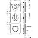 AXOR 49710300 Thermostat Modul 380/120 UP FS