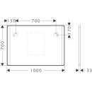 Hansgrohe 54977700 Spiegel Xarita Lite Q 1000/30