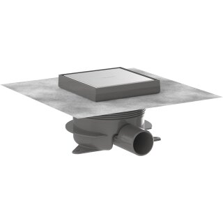 Hansgrohe 56226800 Komplettset Punkt.RainDrain Spot Plus