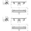 Hansgrohe 56272670 Komplettset DR RainDrain Go 700