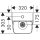 Hansgrohe 60128450 Urinal EluPura Or.Q 600x300 mm