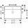 Hansgrohe 60134450 Waschtisch Xanuia Q 650x480 mm
