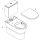 Hansgrohe 60205450 Stand WC Set EluPura Or.S640 ver.hor.