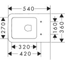 Hansgrohe 62018450 Wand WC EluPura Original Q 540 mm