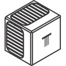 AXOR Axor 93608000 Edge Thermostat Taste RainL graviert