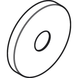 Hansgrohe 93987670 Auslaufrosette 2-Loch Waschtisch-