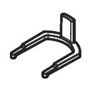 Hansgrohe 94521000 Klammer f&uuml;r Kopfbrause