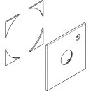 Hansgrohe 94921000 iBoxNext Fertigset Rosette