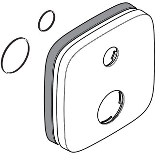 Hansgrohe 95275670 Rosette PuraVida Wannenmischer UP