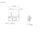 Dornbracht 12570970-42 Schieber SERIENNEUTRAL 12570970