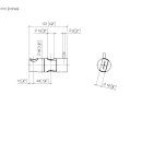Dornbracht 12580970-27 Schieber SERIENNEUTRAL 12580970 Light