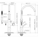 Dornbracht 25863661-26 Wannen-Einhandbatterie mit Standrohr