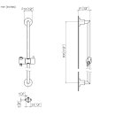 Dornbracht 26413892-27 Duschgarnitur ohne Handbrause TARA