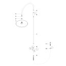 Dornbracht 26622892-27 Shower Pipe mit Brausebatterie TARA