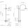 Dornbracht 26632892-27 Shower Pipe mit Brausebatterie TARA