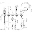 Dornbracht 27632809-42 Wannen-Vierlochbatt. f.W.-randmont.