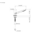 Dornbracht 27702980-27 Schlauchbrausegarn. SERIENSPEZIFISCH