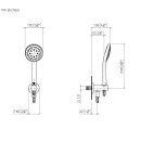 Dornbracht 27803660-42 Schlauchbrausegarn. SERIENSPEZIFISCH