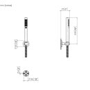 Dornbracht 27806625-27 Schlauchbrausegarn. SERIENSPEZIFISCH
