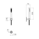 Dornbracht 27806625-990010 Schlauchbrausegarnitur META 27806625