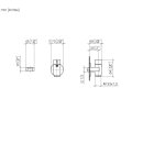 Dornbracht 27823979-42 WATER TUBE Kneipp-Wandanschlussb.