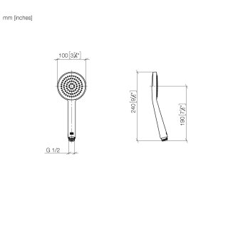 Dornbracht 28025979-460010 Handbrause SERIENNEUTRAL 28025979